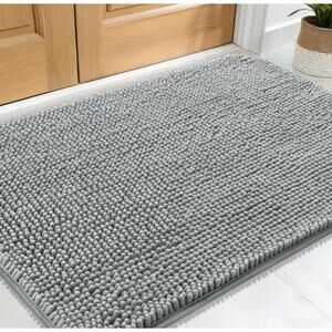 OLANLY Door Mat 24x16 Gray